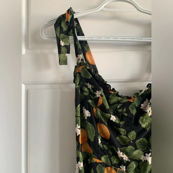 Reformation Christine Dress Clementine 4 - Picture 8 of 14